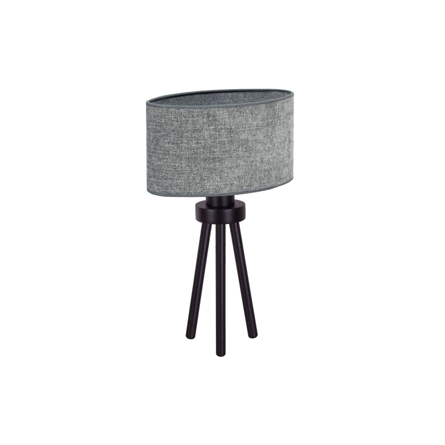 Duolla - Namizna svetilka OVAL 1xE27/15W/230V pr. 30 cm siva