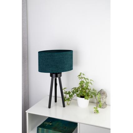 Duolla - Namizna svetilka OVAL 1xE27/15W/230V pr. 30 cm zelena