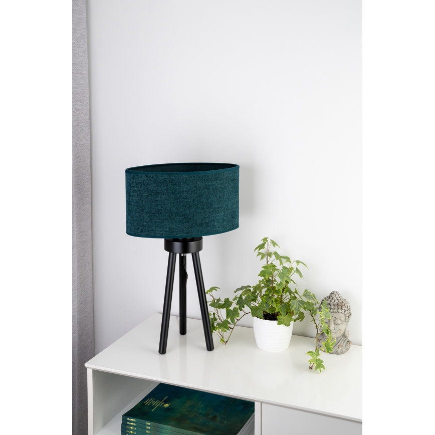 Duolla - Namizna svetilka OVAL 1xE27/15W/230V pr. 30 cm zelena