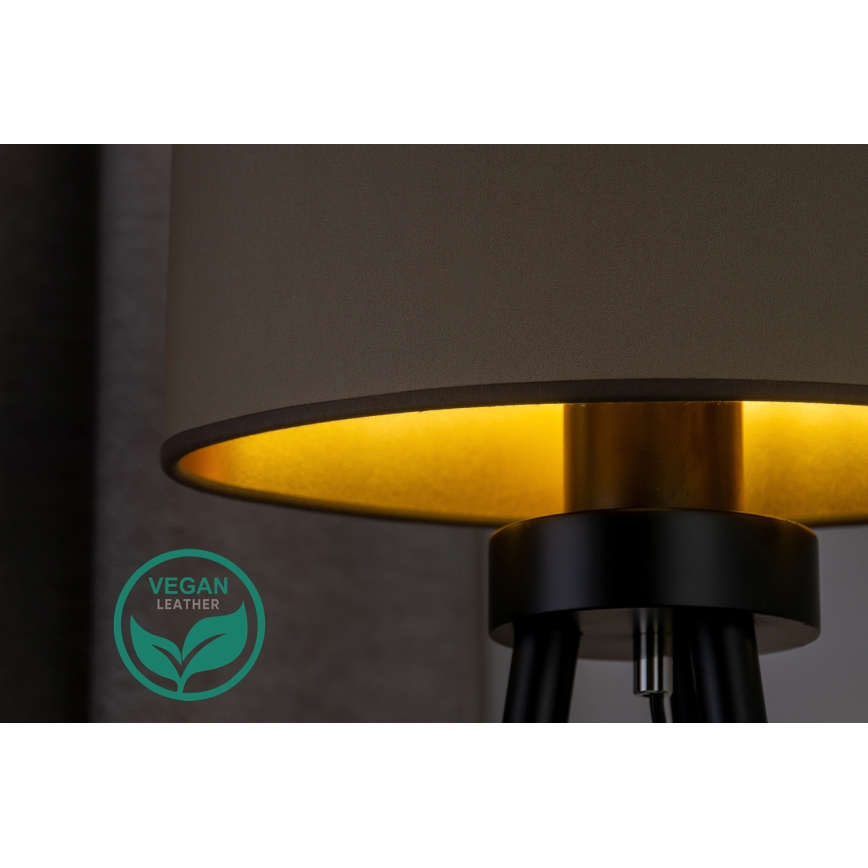 Duolla - Namizna svetilka OVAL VEGAN 1xE27/15W/230V pr. 30 cm bež