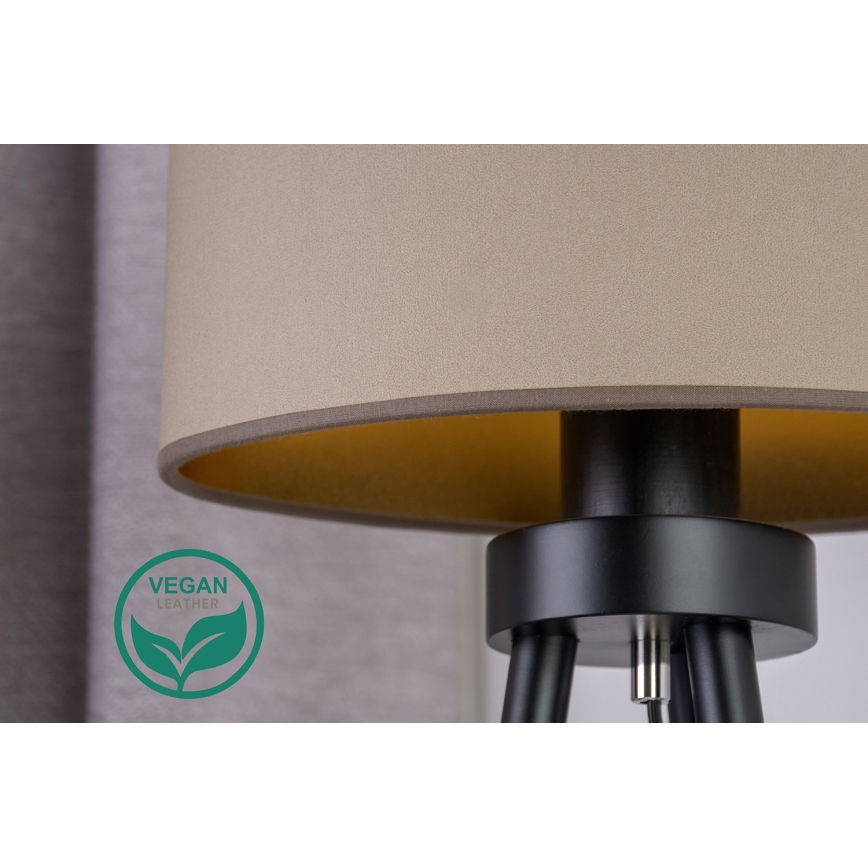 Duolla - Namizna svetilka OVAL VEGAN 1xE27/15W/230V pr. 30 cm bež