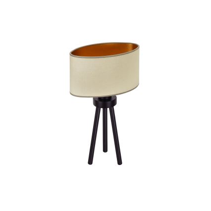 Duolla - Namizna svetilka OVAL VEGAN 1xE27/15W/230V pr. 30 cm bež