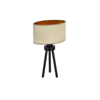 Duolla - Namizna svetilka OVAL VEGAN 1xE27/15W/230V pr. 30 cm bež