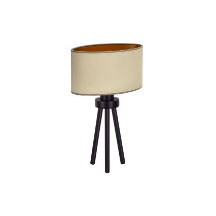 Duolla - Namizna svetilka OVAL VEGAN 1xE27/15W/230V pr. 30 cm bež