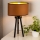 Duolla - Namizna svetilka OVAL VEGAN 1xE27/15W/230V pr. 30 cm rjava