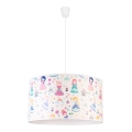 Duolla - Otroški lestenec na vrvici PRINT M 1xE27/40W/230V pr. 35 cm princese