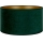 Duolla - Senčnik VELVET E27 premer 35 cm zelena/zlata