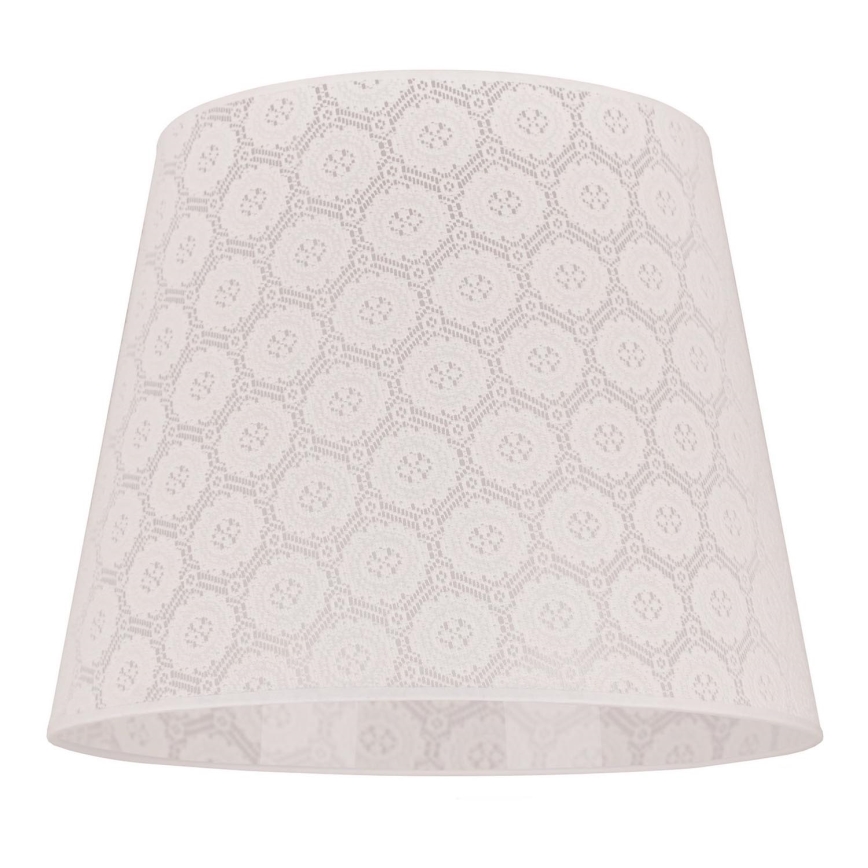 Duolla - Senčnik za lestenec CLASSIC L E27 pr. 38 cm bela