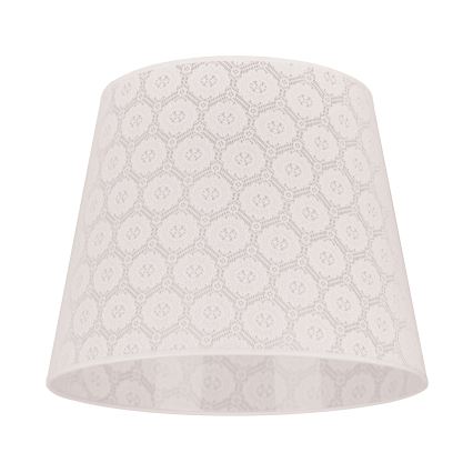Duolla - Senčnik za lestenec CLASSIC L E27 pr. 38 cm bela