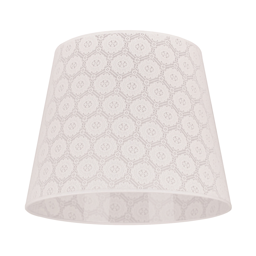 Duolla - Senčnik za lestenec CLASSIC L E27 pr. 38 cm bela