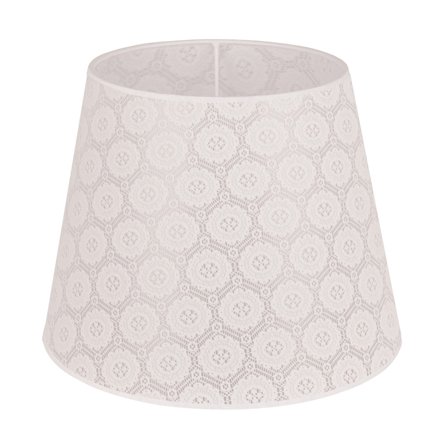 Duolla - Senčnik za lestenec CLASSIC L E27 pr. 38 cm bela