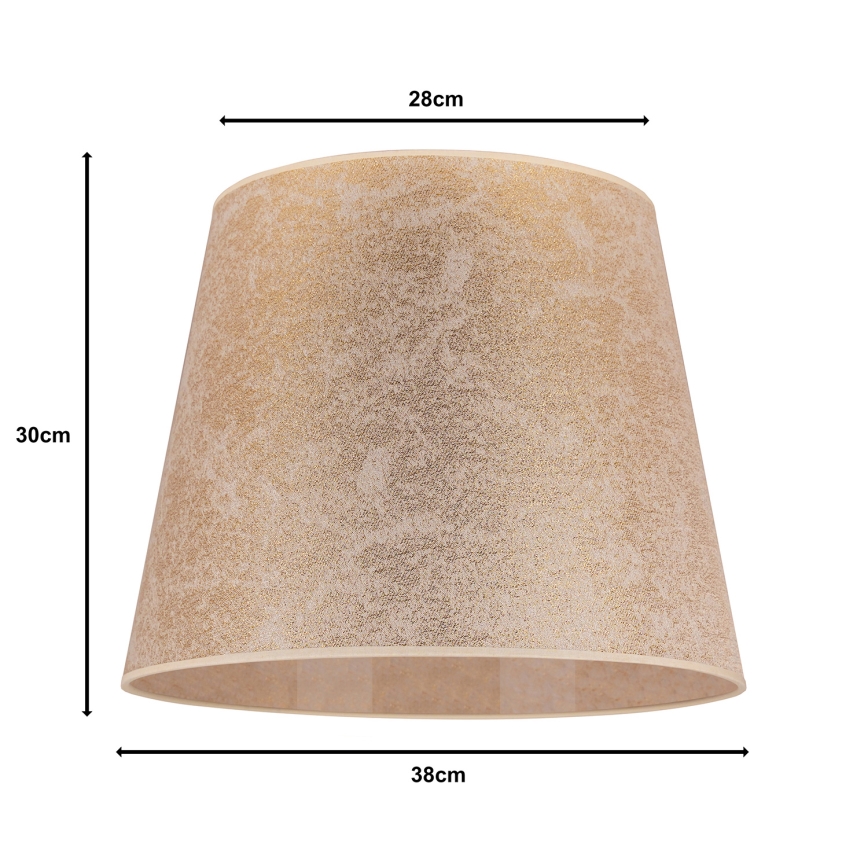 Duolla - Senčnik za lestenec CLASSIC L E27 pr. 38 cm zlata