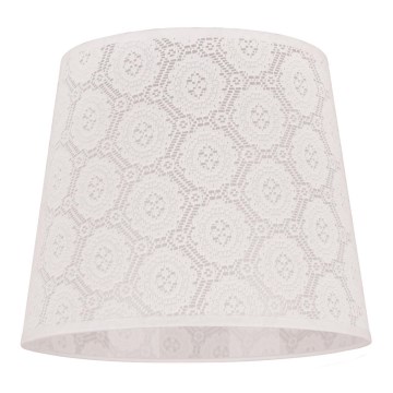 Duolla - Senčnik za namizno svetilko CLASSIC M E27 pr. 24 cm bela