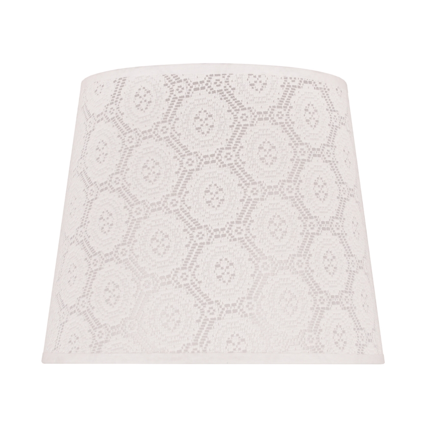 Duolla - Senčnik za namizno svetilko CLASSIC M E27 pr. 24 cm bela