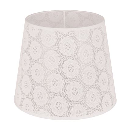Duolla - Senčnik za namizno svetilko CLASSIC M E27 pr. 24 cm bela