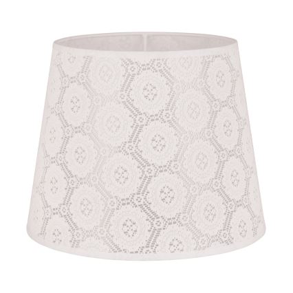 Duolla - Senčnik za namizno svetilko CLASSIC M E27 pr. 24 cm bela