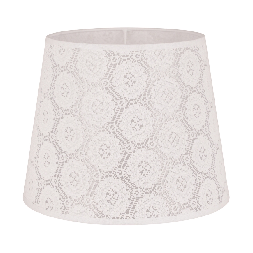 Duolla - Senčnik za namizno svetilko CLASSIC M E27 pr. 24 cm bela