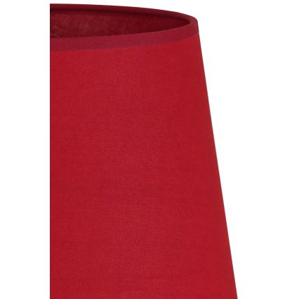 Duolla - Senčnik za namizno svetilko CLASSIC M E27 pr. 24 cm rdeča