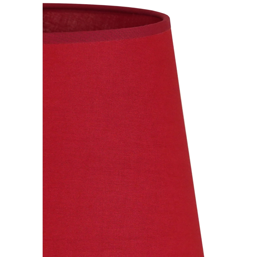 Duolla - Senčnik za namizno svetilko CLASSIC M E27 pr. 24 cm rdeča