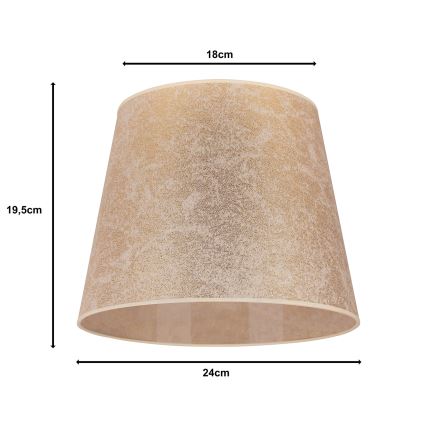 Duolla - Senčnik za namizno svetilko CLASSIC M E27 pr. 24 cm zlata