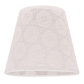 Duolla - Senčnik za namizno svetilko SOFIA XS E14 pr. 18,5 cm bela