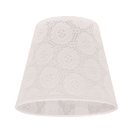 Duolla - Senčnik za namizno svetilko SOFIA XS E14 pr. 18,5 cm bela