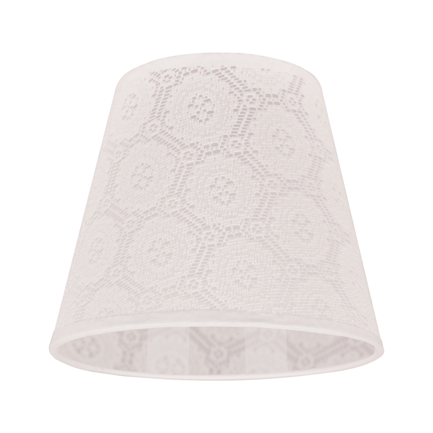 Duolla - Senčnik za namizno svetilko SOFIA XS E14 pr. 18,5 cm bela