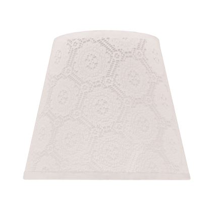 Duolla - Senčnik za namizno svetilko SOFIA XS E14 pr. 18,5 cm bela