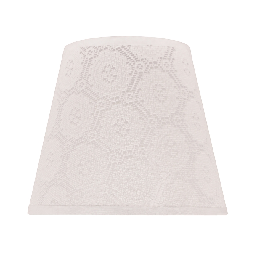 Duolla - Senčnik za namizno svetilko SOFIA XS E14 pr. 18,5 cm bela