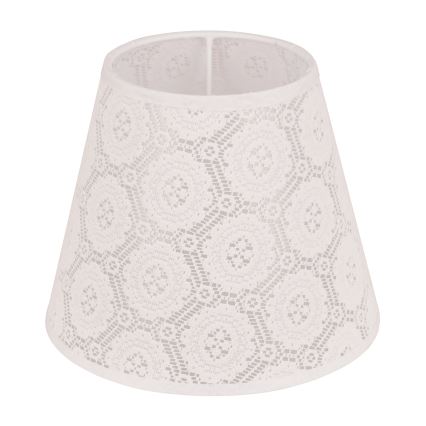 Duolla - Senčnik za namizno svetilko SOFIA XS E14 pr. 18,5 cm bela