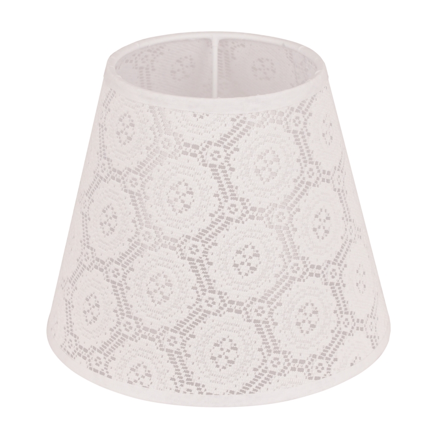 Duolla - Senčnik za namizno svetilko SOFIA XS E14 pr. 18,5 cm bela