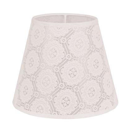 Duolla - Senčnik za namizno svetilko SOFIA XS E14 pr. 18,5 cm bela