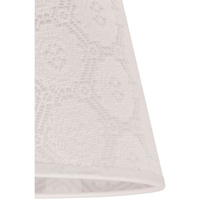 Duolla - Senčnik za namizno svetilko SOFIA XS E14 pr. 18,5 cm bela