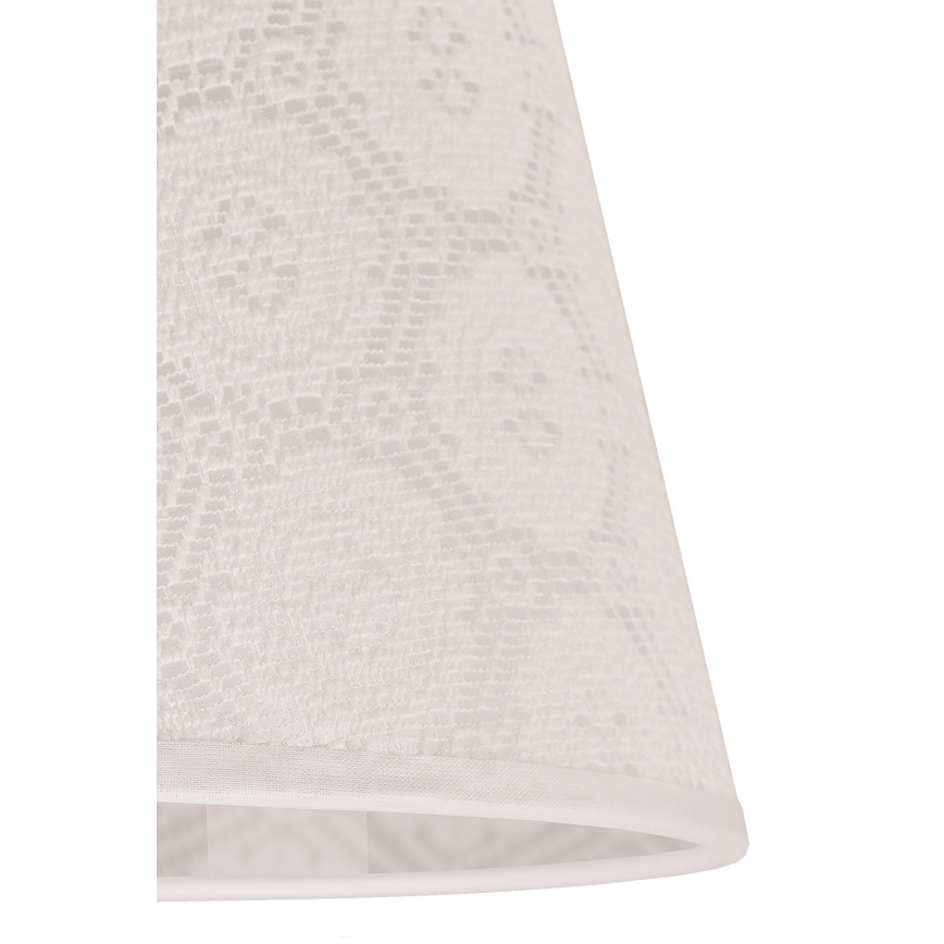 Duolla - Senčnik za namizno svetilko SOFIA XS E14 pr. 18,5 cm bela