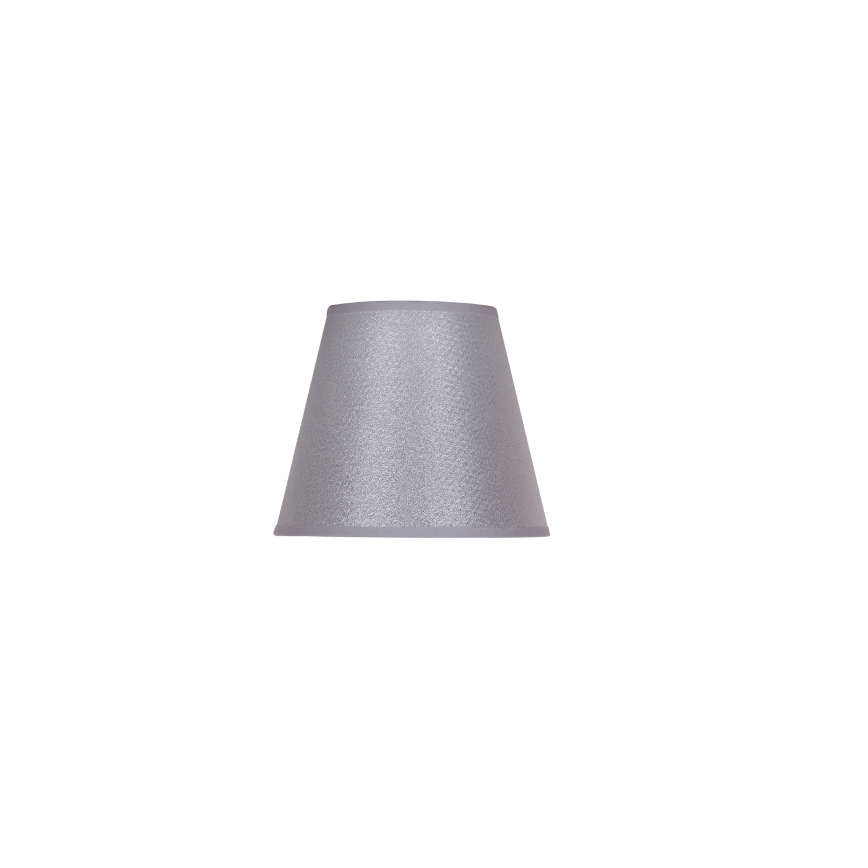 Duolla - Senčnik za namizno svetilko SOFIA XS E14 pr. 18,5 cm srebrna