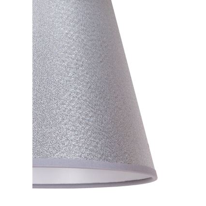 Duolla - Senčnik za namizno svetilko SOFIA XS E14 pr. 18,5 cm srebrna