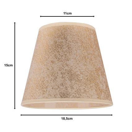 Duolla - Senčnik za namizno svetilko SOFIA XS E14 pr. 18,5 cm zlata
