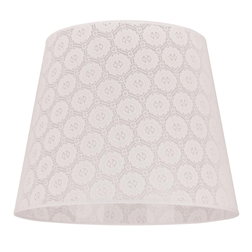 Duolla - Senčnik za talno svetilko CLASSIC L E27 pr. 38 cm bela