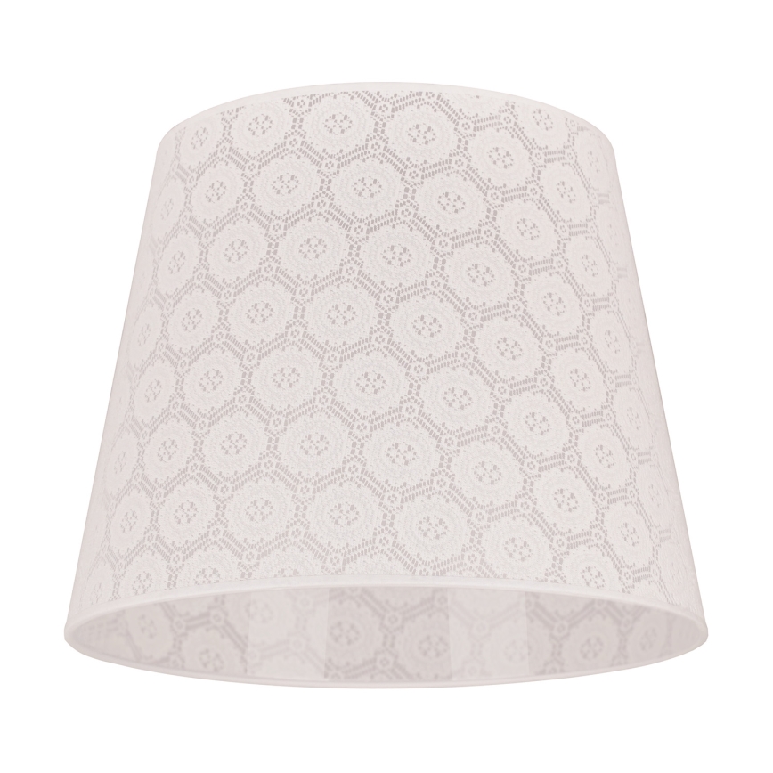 Duolla - Senčnik za talno svetilko CLASSIC L E27 pr. 38 cm bela