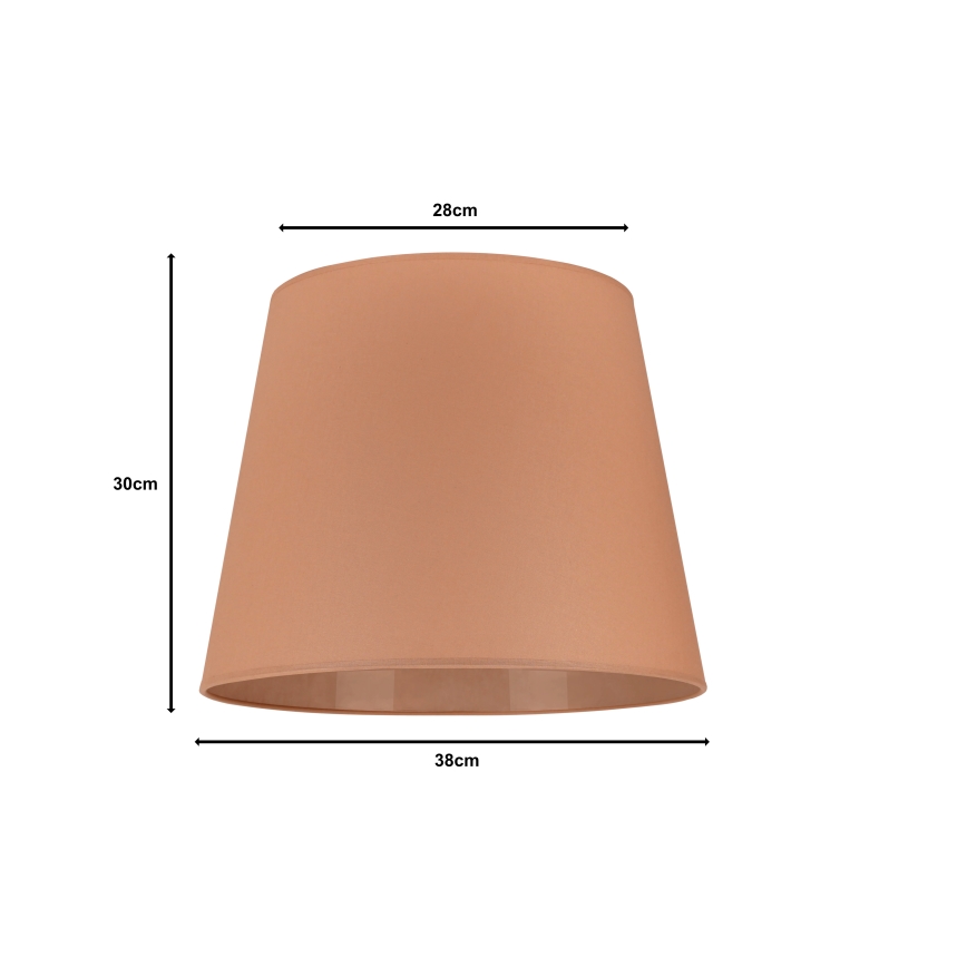 Duolla - Senčnik za talno svetilko CLASSIC L E27 pr. 38 cm rjava