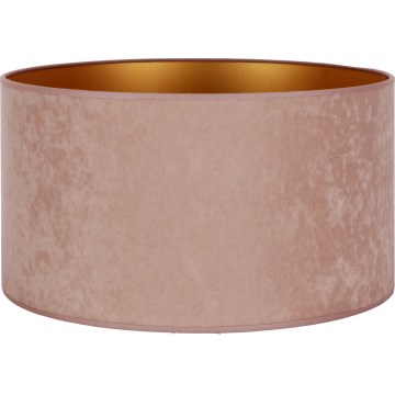 Duolla - Senčnik za talno svetilko VELVET E27 pr. 35 cm bež/zlata