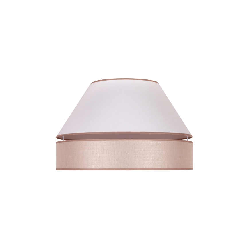 Duolla - Stropna svetilka AVIGNON 1xE27/15W/230V premer 50 cm bela/bež