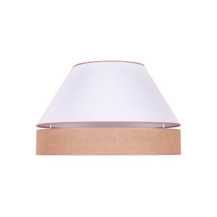 Duolla - Stropna svetilka AVIGNON 3xE27/15W/230V premer 60 cm bela/rjava