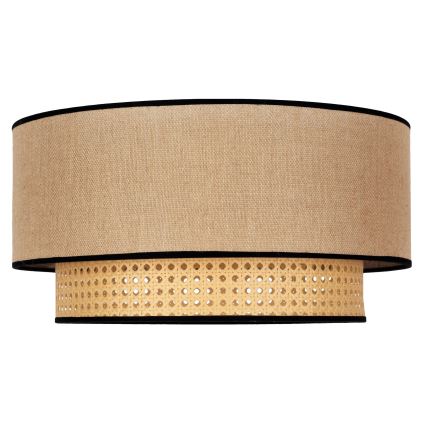 Duolla - Stropna svetilka BOHO 1xE27/15W/230V pr. 45 cm bež/ratan