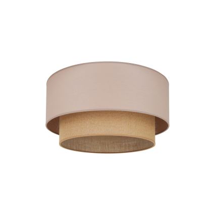 Duolla - Stropna svetilka BOHO 1xE27/15W/230V pr. 45 cm bež/rjava