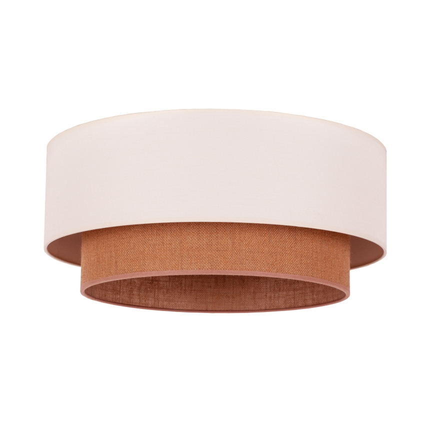 Duolla - Stropna svetilka BOHO 3xE27/15W/230V pr. 60 cm bež/rjava