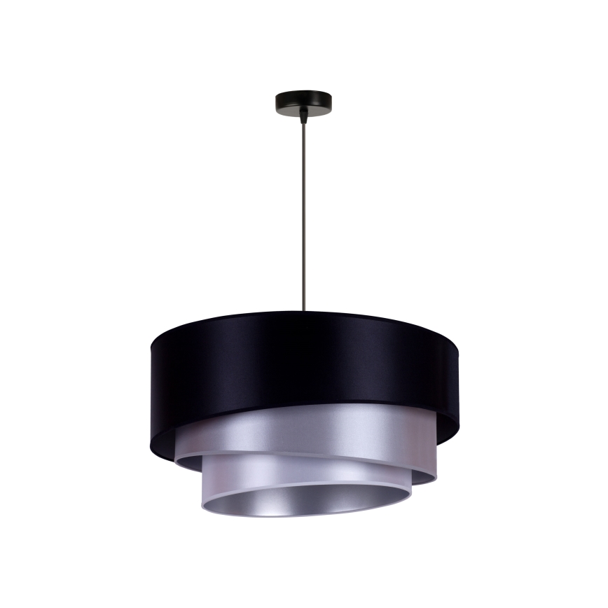 Duolla - Stropna svetilka TRIO 1xE27/15W/230V pr. 60 cm modra/srebrna