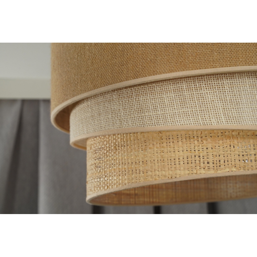 Duolla - Stropna svetilka YUTE TRIO 1xE27/15W/230V pr. 45 cm rjava/siva/bež