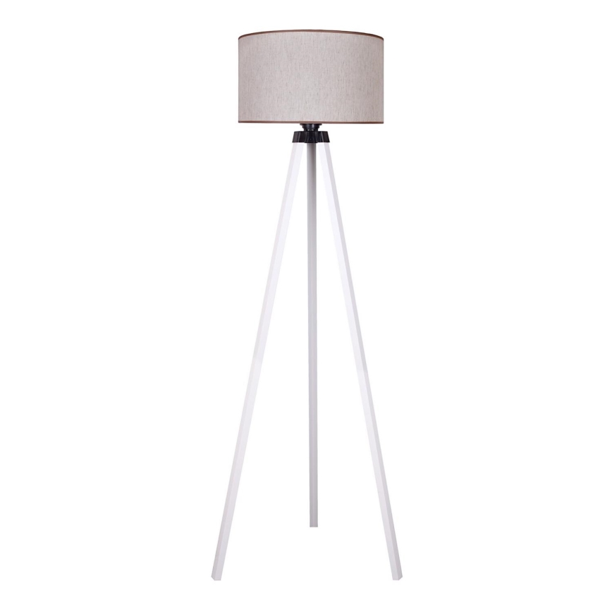 Duolla - Talna svetilka 1xE27/60W/230V pr. 44 cm bež/bela