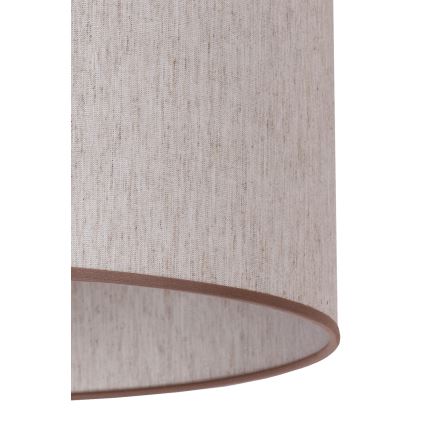 Duolla - Talna svetilka 1xE27/60W/230V pr. 44 cm bež/bela